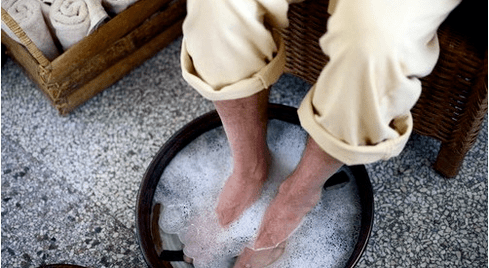 Adoption of foot bath