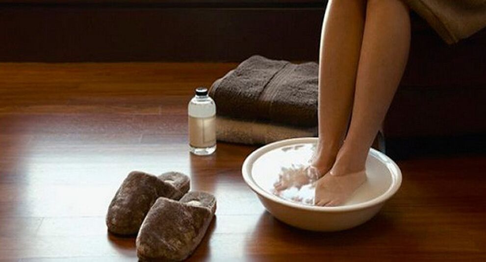 Vulva disinfection, foot bath sterilization